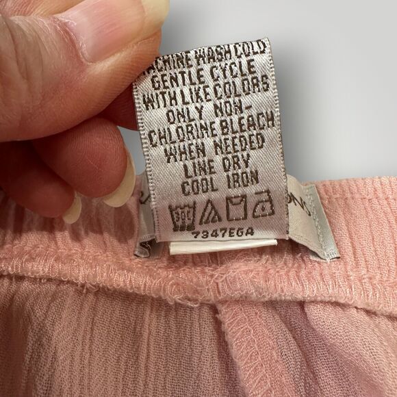 Women's Pink Wide-Leg Pants - Picture 11 of 11